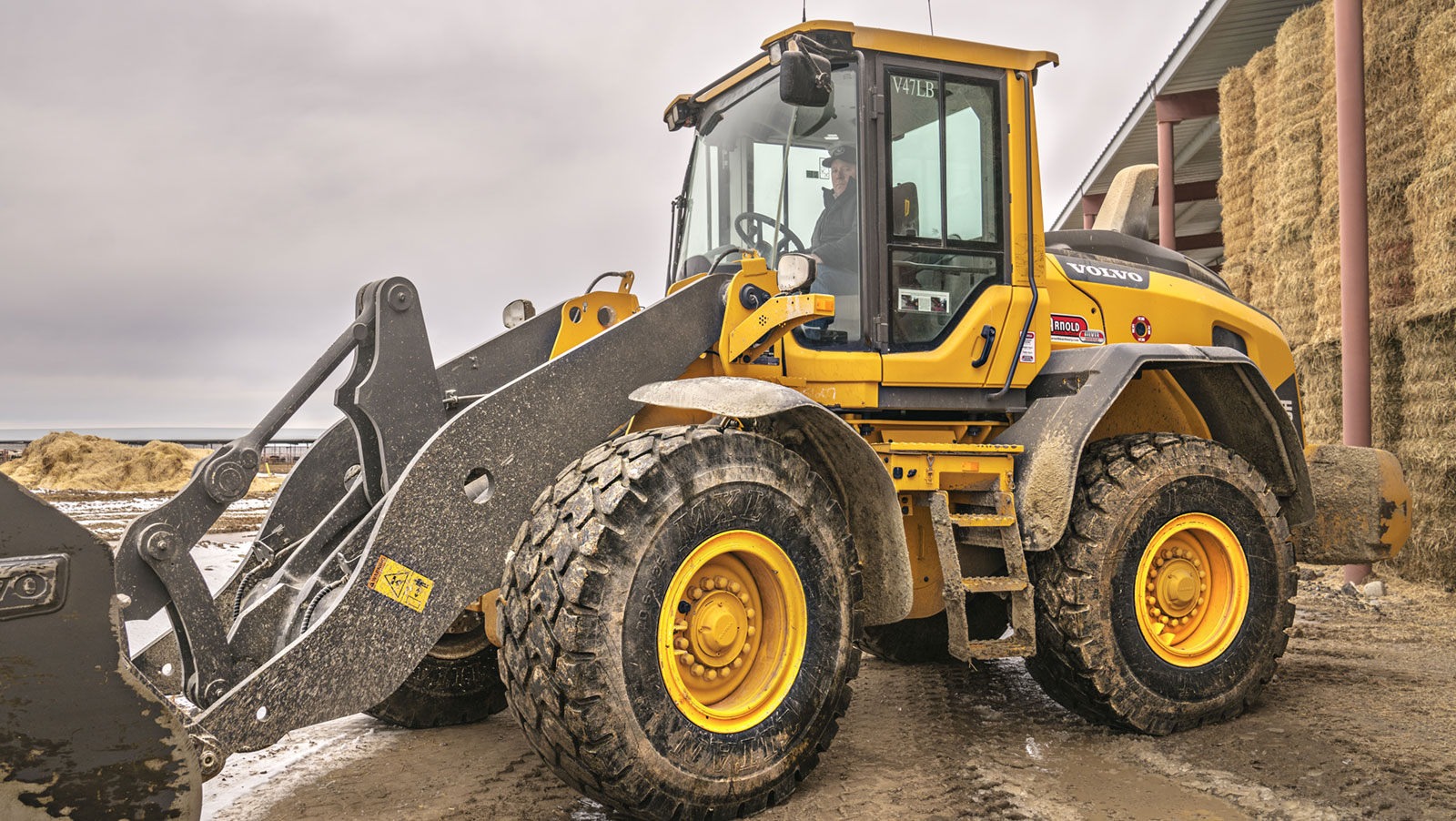 Titan MXL tires on a Wheel Loader