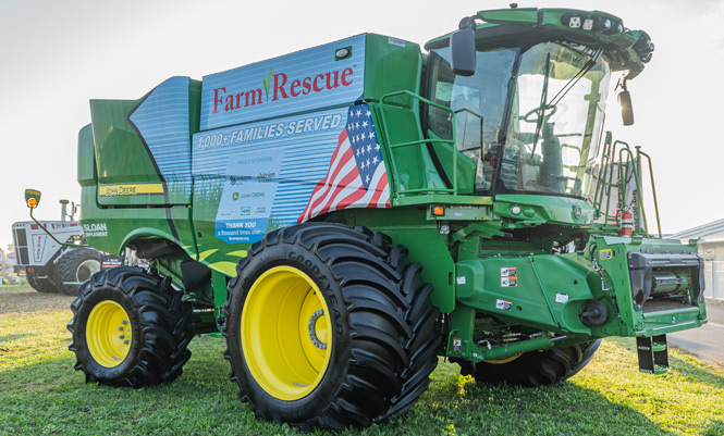 Titan continues Flags Over Harvest campaign, raising $20,000 for Farm Rescue