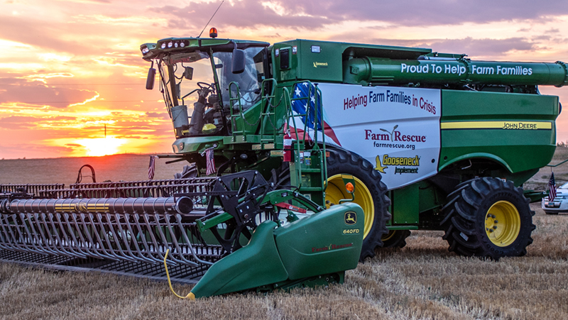 Titan Kicks off Flags Over Harvest to benefit Farm Rescue and help farmers