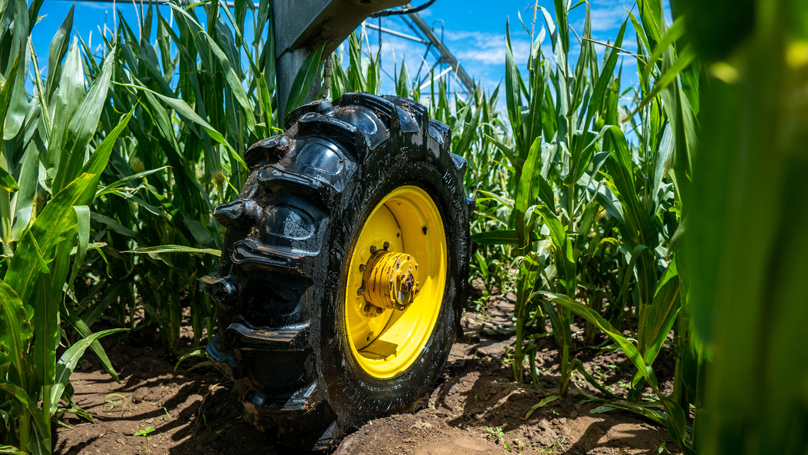 Titan Hi-Dration Lug Irrigation Tire on T&L Irrigation Equipment